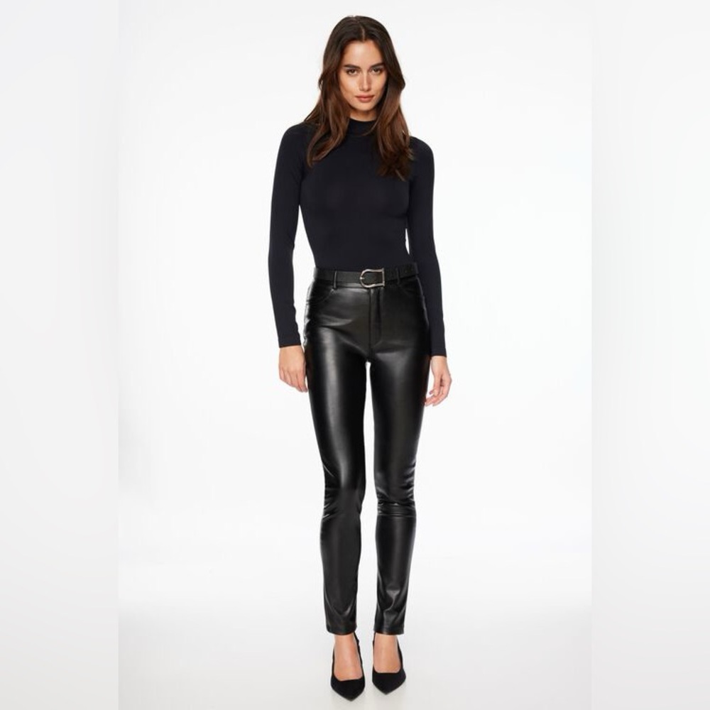 Dynamite Kate Faux Leather Skinny Pants